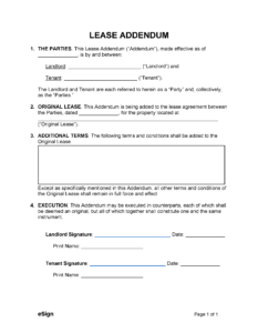 addendum-to-rental-agreement-template