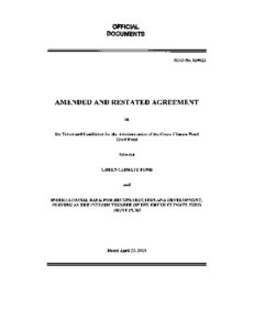 amendment-and-restatement-agreement-template