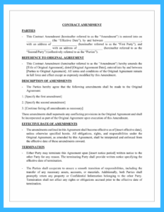 amendment-to-service-agreement-template