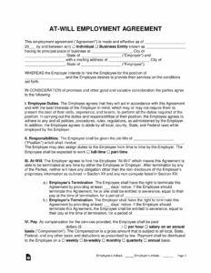 at-will-employment-agreement-template