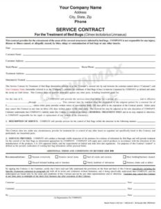 bed-bug-service-agreement-template