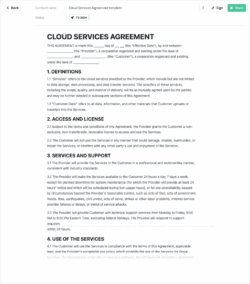 cloud-service-level-agreement-template
