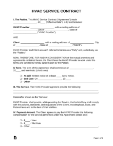 commercial-hvac-service-agreement-template