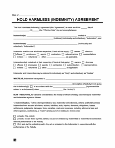 contractor-hold-harmless-agreement-template