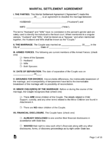 divorce-property-settlement-agreement-template