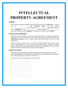 employee-intellectual-property-agreement-template