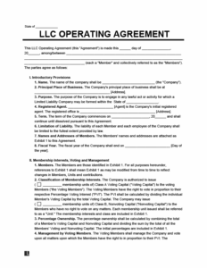 family-llc-operating-agreement-template