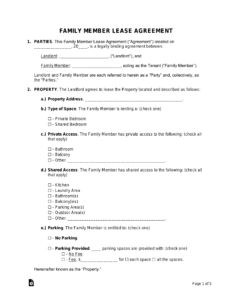family-member-rental-agreement-template