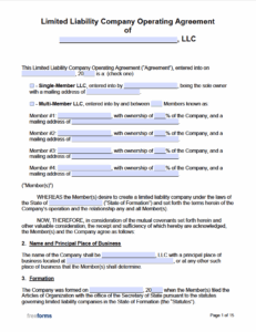 holding-company-operating-agreement-template
