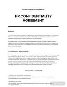 human-resources-confidentiality-agreement-template