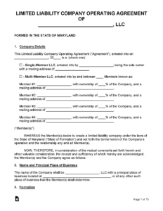 llc-operating-agreement-template-maryland