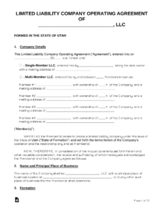 llc-operating-agreement-template-utah