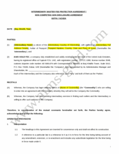 master-fee-protection-agreement-template