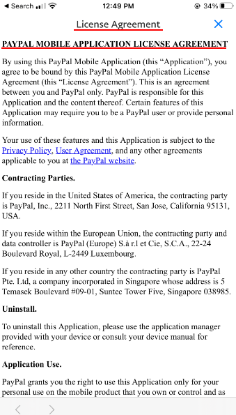 Mobile App License Agreement Template