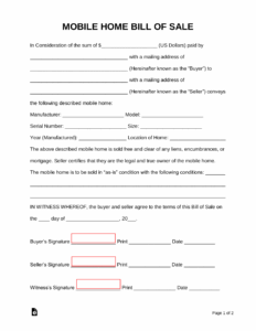 mobile-home-sale-agreement-template