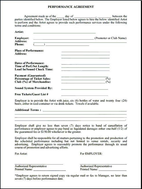 Music Equipment Rental Agreement Template
