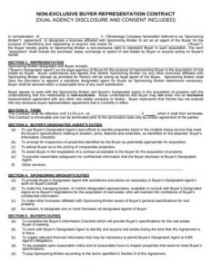 non-exclusive-agency-agreement-template
