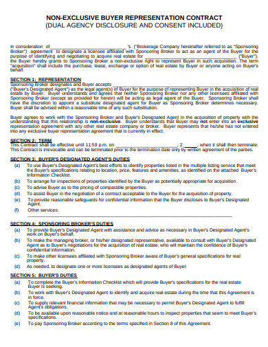 Non Exclusive Agency Agreement Template