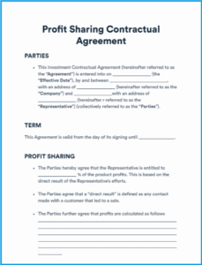 partnership-profit-sharing-agreement-template