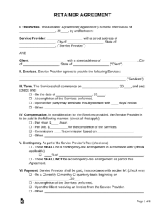 pay-for-access-retainer-agreement-template