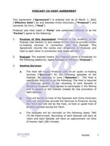 podcast-co-host-agreement-template