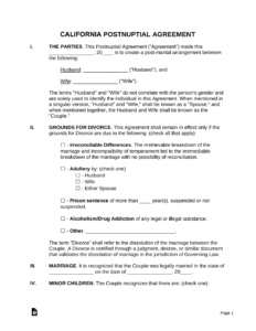 post-nuptial-agreement-template-california