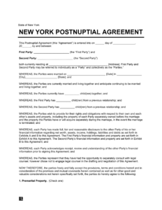 post-nuptial-agreement-template-new-york