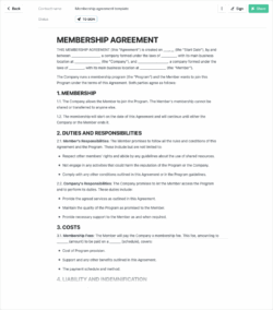 private-club-membership-agreement-template