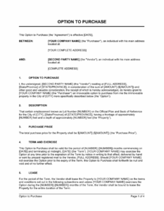 real-estate-option-agreement-template