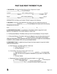 Rent Payment Plan Agreement Template rent-payment-plan-agreement-template