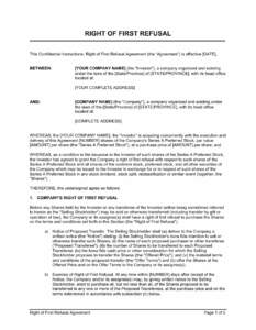 right-of-first-offer-agreement-template
