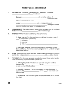 sample-family-loan-agreement-template