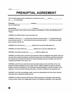 sample-of-prenuptial-agreement-template