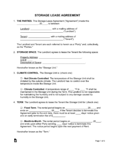 <h1>self storage rental agreement template</h1 self-storage-rental-agreement-template