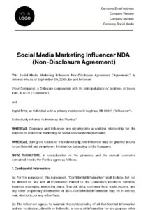 social-media-non-disclosure-agreement-template