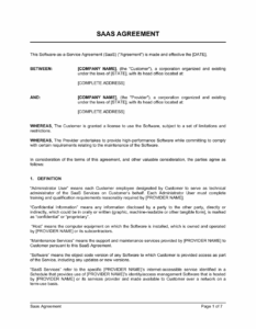 software-as-a-service-agreement-template