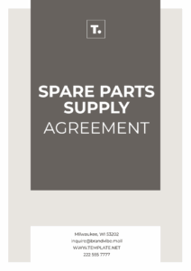 spare-parts-supply-agreement-template