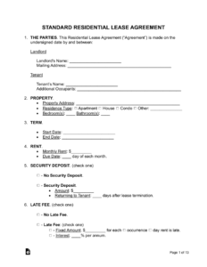 standard-residential-lease-agreement-template