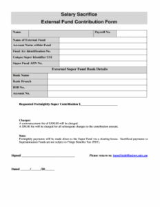 super-salary-sacrifice-agreement-template