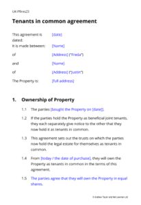 tenants-in-common-agreement-template-uk