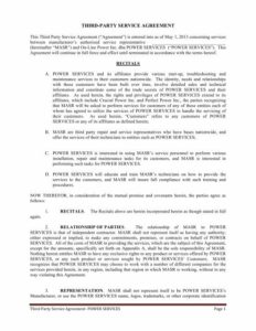 third-party-service-provider-agreement-template