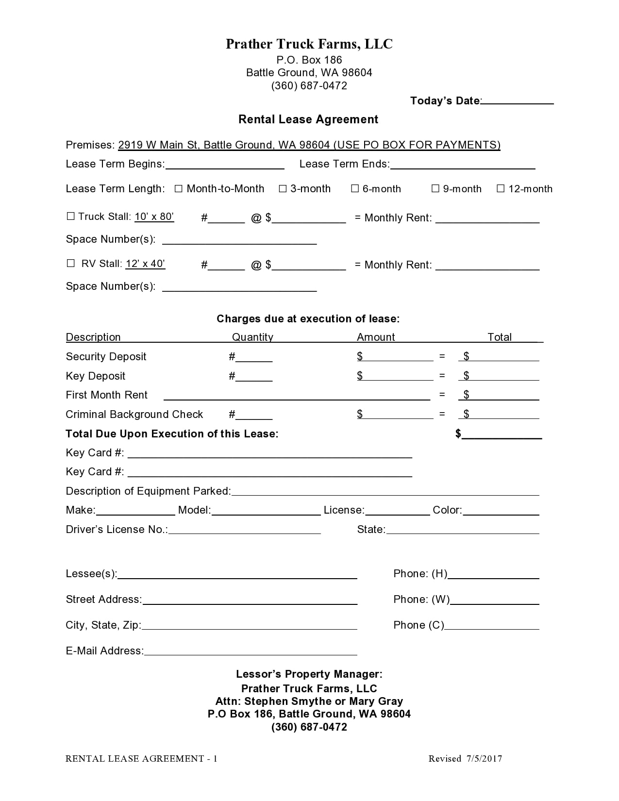 trucking company owner operator lease agreement template